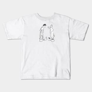 Bunny Slippers Kids T-Shirt